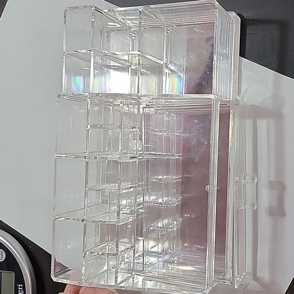 Clear Acrylic organizer 6.5"x11" Make up jewelry tool storage - Picture 7 of 8